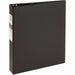 Avery® Standard Binder, 1.5" Round Rings, Black Binder (03401) - 1 1/2" Binder Capacity - Letter - 8 1/2" x 11" Sheet Size - 275 Sheet Capacity - 2 1/10" Spine Width - 3 x 1.50" Ring - Fastener: Round Ring - Pocket: 2, Internal - Polypropylene - Black - R