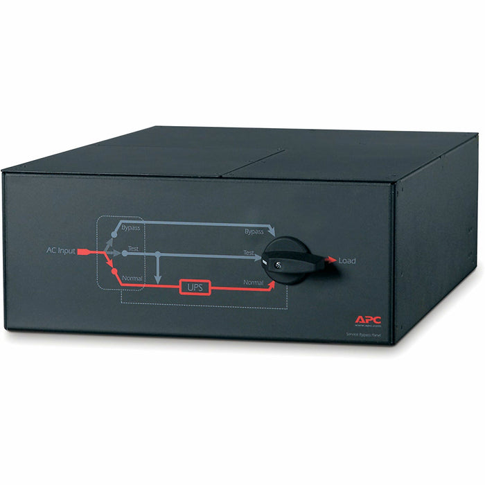 APC 19" Rack Mountable 100A Maintenance Bypass Panel - 3 x NEMA L6-20R, 3 x NEMA L6-30R - 20 kW - 200 V AC, 208 V AC - 100 A, 100 A, 100 A