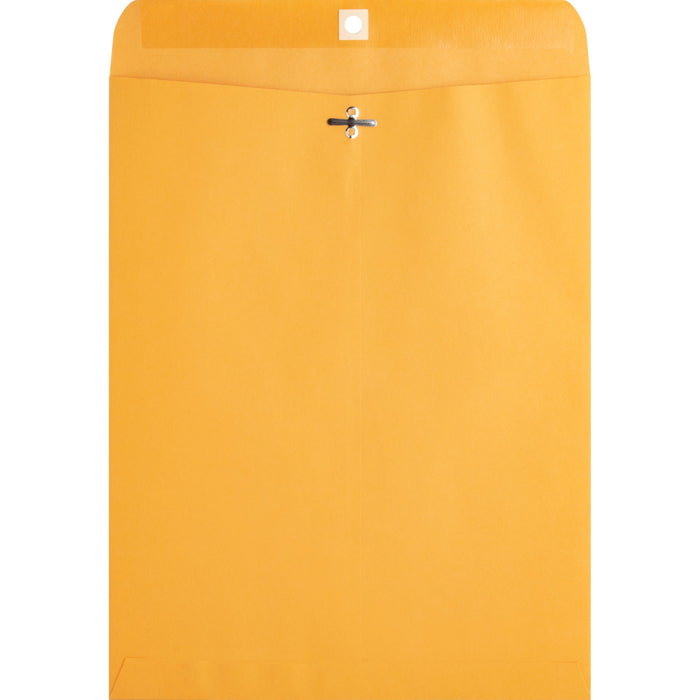 Business Source Heavy-duty Clasp Envelopes - Clasp - #97 - 10" Width x 13" Length - 28 lb - Clasp - Kraft - Kraft - 100 / Box