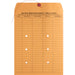 Business Source 2-sided Inter-Department Envelopes - Inter-department - 10" Width x 13" Length - 28 lb - String/Button - Kraft - Kraft - 100 / Box
