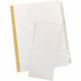 Business Source Tear-resistant Clear Tab Index Dividers - 5 x Divider(s) - 5 Tab(s)/Set - 8.5" Divider Width x 11" Divider Length - Letter - White Divider - Clear Tab(s) - 100% Recycled - Tear Resistant - 1 Set