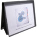 Business Source 16456 Presentation Binder - 1" Binder Capacity - Letter - 8 1/2" x 11" Sheet Size - Fastener: Ring - Pocket: Internal - Black - Recycled - Business Card Holder, Label Holder - 1 Each
