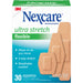 Nexcare Soft 'n Flex Bandages - Assorted Sizes - 0.94" Width x 1.13" Length, - 1.13" Width x 3" Length, - 0.88" Width x 2.25" Length - Tan - Fabric/ - 1 Box
