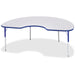 Jonti-Craft Berries Adult Height Prism Color Edge Kidney Table - Blue Kidney-shaped, Laminated Top - Four Leg Base - 4 Legs - Height Adjustable - 24" to 31" Adjustment - 72" Table Top Length x 48" Table Top Width x 1.13" Table Top Thickness - 31" Height -