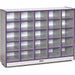 Jonti-Craft Rainbow Accents Toddler Single Storage - 35.50" Height x 48" Width x 15" Depth - Durable, Laminated - Purple - Rubber - 1 Each