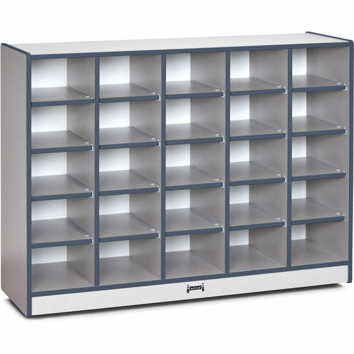Rainbow Accents Rainbow Accents Toddler Single Storage - 35.50" Height x 48" Width x 15" Depth - Laminated, Durable - Freckled Gray - Rubber - 1 Each