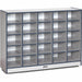 Rainbow Accents Rainbow Accents Toddler Single Storage - 35.50" Height x 48" Width x 15" Depth - Laminated, Durable - Freckled Gray - Rubber - 1 Each
