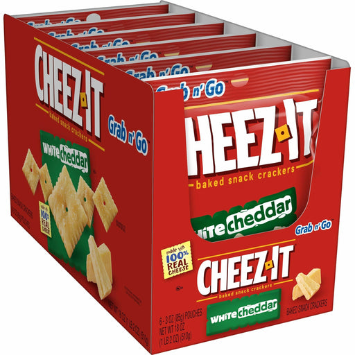 Cheez-It Cheez-It Baked Snack Crackers - White Cheddar - 15 oz - 6 / Box