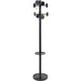 Alba Coat Stand - 2 Hooks - 8 Pegs - 11.02 lb (5 kg) Capacity - 69.3" Height - for Coat, Garment, Clothes - Powder Coated - 1 Each