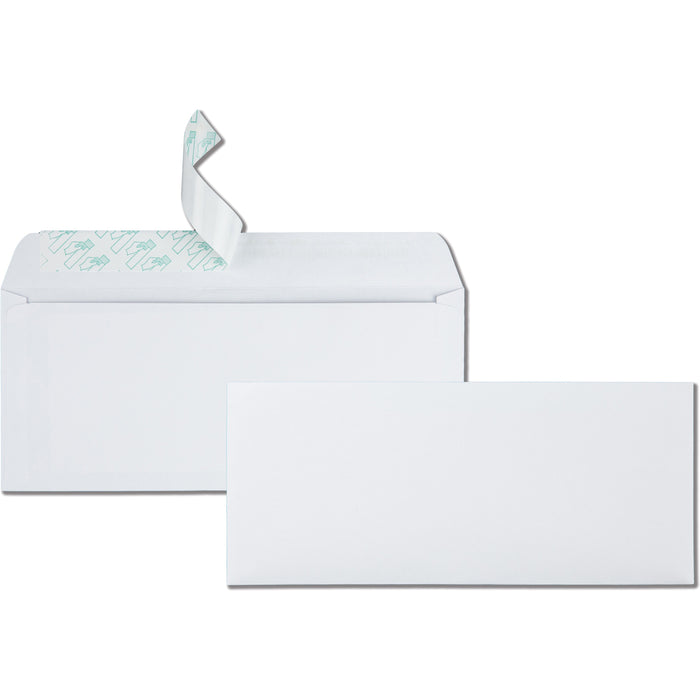 Quality Park No. 10 Business Envelopes with Redi-Strip® Self-Seal Closure - Business - #10 - 4 1/8" Width x 9 1/2" Length - 24 lb - Peel & Seal - White - Wove - 500 / Box