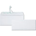 Quality Park No. 10 Business Envelopes with Redi-Strip® Self-Seal Closure - Business - #10 - 4 1/8" Width x 9 1/2" Length - 24 lb - Peel & Seal - White - Wove - 500 / Box