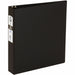 Avery® Standard Binder, 1.5" Round Rings, Color May Vary (11778) - 1 1/2" Binder Capacity - Letter - 8 1/2" x 11" Sheet Size - 275 Sheet Capacity - 2 1/10" Spine Width - 3 x 1.50" Ring - Fastener: Round Ring - Pocket: 2, Internal - Polypropylene - Black,