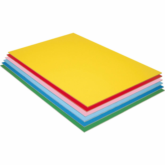 UCreate Economy Foam Boards - 30" Height x 20" Width x 187 mil Thickness - Assorted - Foam - 12 / Carton