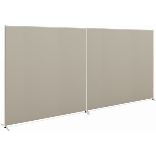 HON Verse HBV-P6060 Panel - 60" Width x 60" Height - Easy to Use, Upholstered, Durable, Leveling Glide, Glide - Metal, Plastic, Fabric - Light Gray, Gray - 1 Each