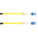 Black Box Fiber Optic Duplex Patch Network Cable - 6.50 ft Fiber Optic Network Cable for Transceiver, Switch, Server, Network Device - First End: 2 x LC Network - Male - Second End: 2 x LC Network - Male - 10 Gbit/s - Patch Cable - OFNR - 9/125 µm - Yello
