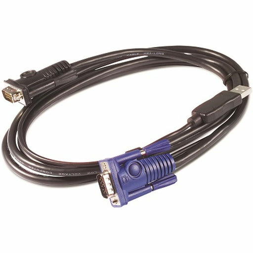 APC KVM USB Cable - 12 ft (3.6 m) - 11.98 ft USB KVM Cable - Black - 1 Each