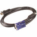 APC KVM USB Cable - 6 ft (1.8 m) - 5.91 ft USB KVM Cable - First End: 1 x 15-pin HD-15 - Male - Second End: 1 x 15-pin HD-15 - Male - Black - 1 Each
