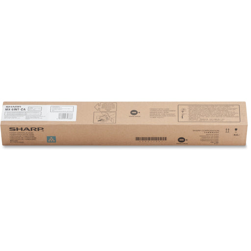SHARP® MX51NTCA Original High Yield Laser Toner Cartridge - Cyan - 1 Each - 18000 Pages