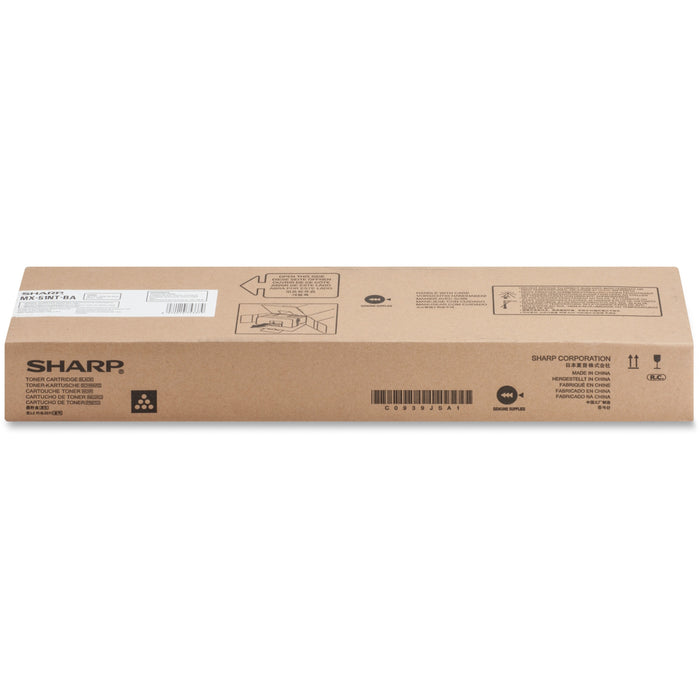 SHARP® MX51NTBA Original High Yield Laser Toner Cartridge - Black - 1 Each - 40000 Pages