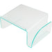 Lorell Phone Stand - 5.50" Height x 11" Width x 10" Depth - Acrylic - Clear, Green - Durable, Lightweight - 1 Each