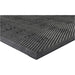 Genuine Joe Free Flow Comfort Anti-fatigue Mat - 48" Length x 36" Width x 0.500" Thickness - Rubber - Black - 1 Each