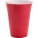 Genuine Joe 16 oz Party Cups - 16 fl oz - Red - Plastic - Party, Cold Drink - 50 / Pack