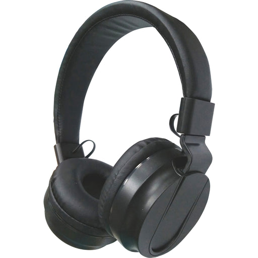 Compucessory Deluxe Stereo Headphones - Stereo - Mini-phone (3.5mm) - Wired - 32 Ohm - 20 Hz to 20 kHz - Over-the-head - Binaural - Circumaural - 5.92 ft Cable - Black - 1 Each