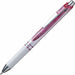 Pentel EnerGel Pearl Refillable Gel Pen - 0.7 mm Medium Needle Pen Point - Refillable - Retractable - Pink Ink - Pearl White Barrel - Stainless Steel Tip - 1 Each