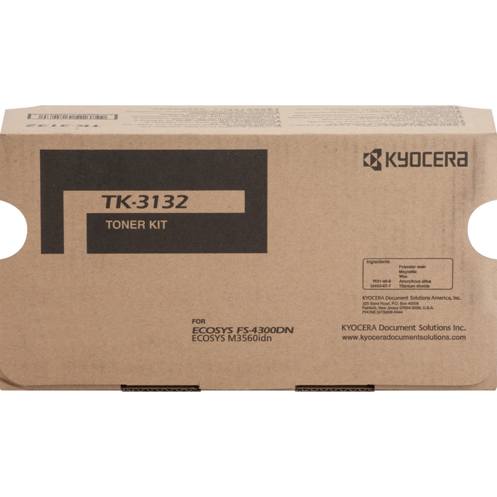 Kyocera Original Standard Yield Laser Toner Cartridge - Black - 1 Each - 25000 Pages
