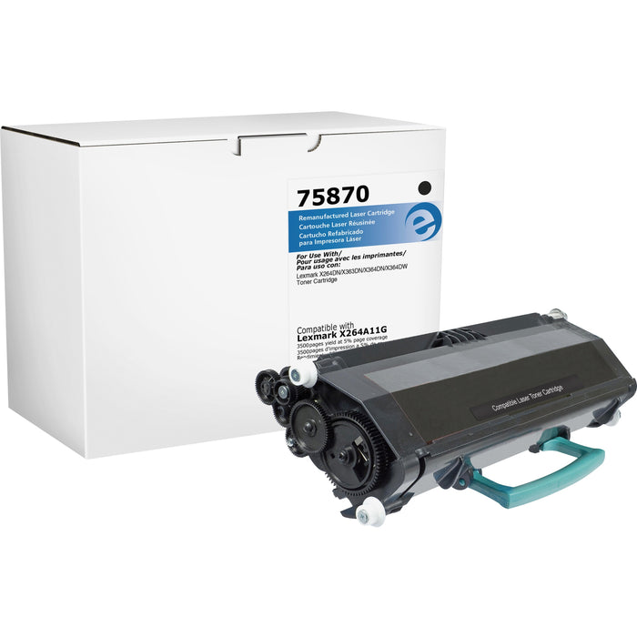 Elite Image Remanufactured Laser Toner Cartridge X264A11A - Black - 1 Each - 3500 Pages