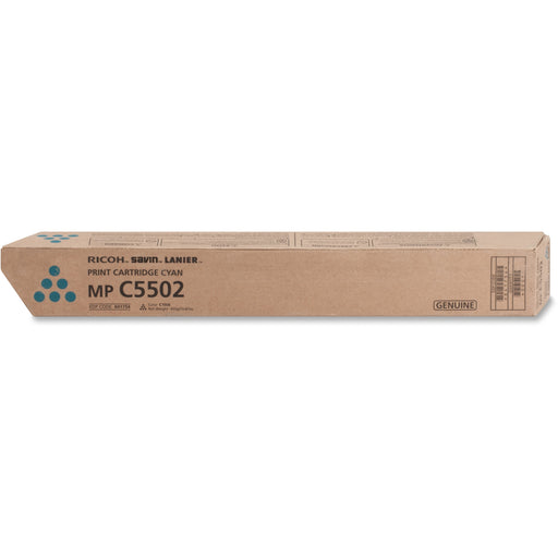 Ricoh Original Laser Toner Cartridge - Cyan - 1 Each - 22500 Pages