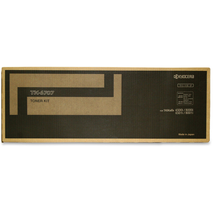 Kyocera TK-6707 Original Laser Toner Cartridge - Black - 1 Each - 70000 Pages