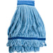 Genuine Joe Microfiber Wet Mophead Refill - Small - Launderable, Absorption - MicroFiber - Blue - 1 Each