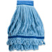 Genuine Joe Microfiber Wet Mophead Refill - Medium - MicroFiber - Blue - 1 Each