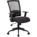 Boss B6706 Task Chair - Black Seat Color - Mesh Seat Material - Black Back Color - Black Frame Color - Nylon Frame Material - 5-star Base - 1 Each