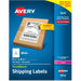 Avery® TrueBlock Shipping Label - 5 1/2" Width x 8 1/2" Length - Permanent Adhesive - Rectangle - Laser - Matte - White - Paper - 2 / Sheet - 250 Total Sheets - 500 Total Label(s) - 500 / Box