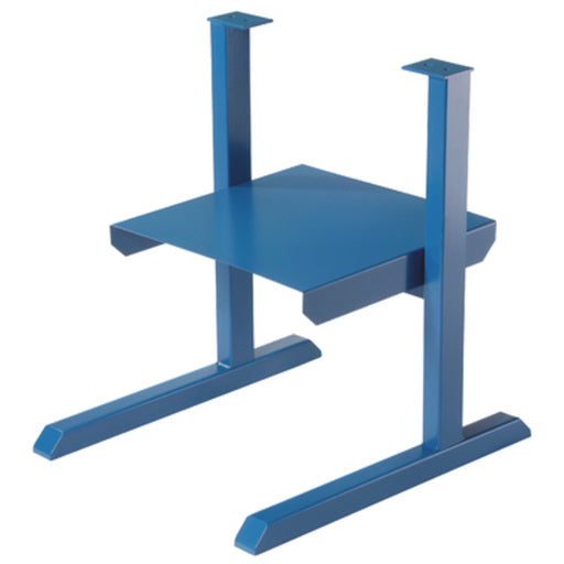 Dahle 712 Professional Stack Cutter Stand - 27" Height x 25.5" Width x 21.5" Length - Adjustable Feet - Steel - Blue - 1 Carton