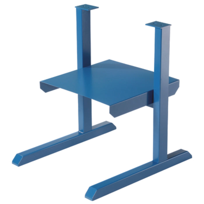 Dahle 718 Professional Stack Cutter Stand - 27" Height x 25.50" Width - Steel - Blue - Adjustable Feet - 1 Carton