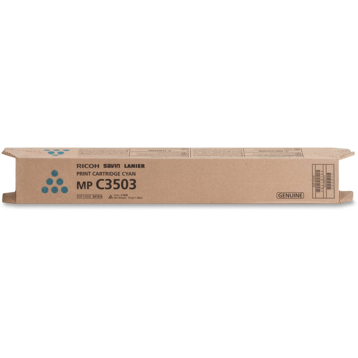 Ricoh Original Laser Toner Cartridge - Cyan - 1 Each - 18000 Pages