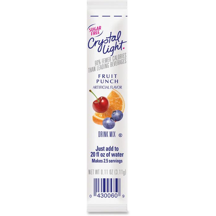 Crystal Light On-The-Go Fruit Punch Mix Sticks - 0.16 oz - 1 Box