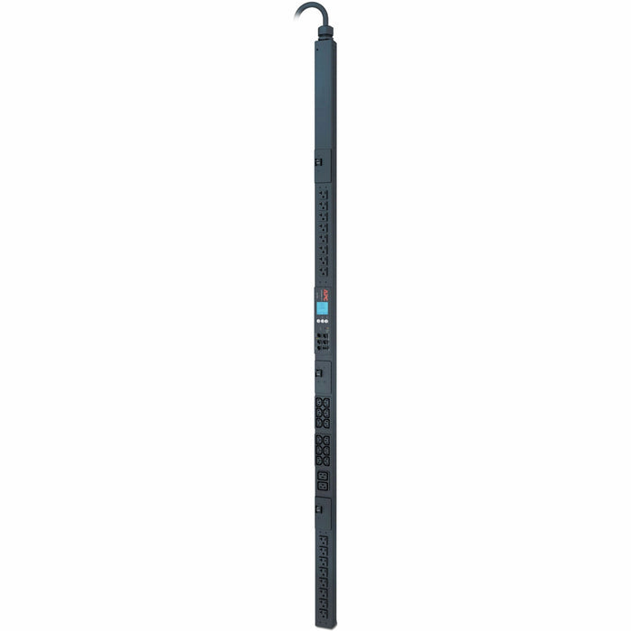 APC Metered Rack PDU - Metered - NEMA L14-30P - 12 x IEC 60320 C13, 16 x NEMA 5-20R, 2 x IEC 60320 C19 - 120 V, 208 V - 5760 W - Circuit Protection, Overload Protection - 9.51 ft Cord Length - 0U - Vertical - Rack-mountable - Tower