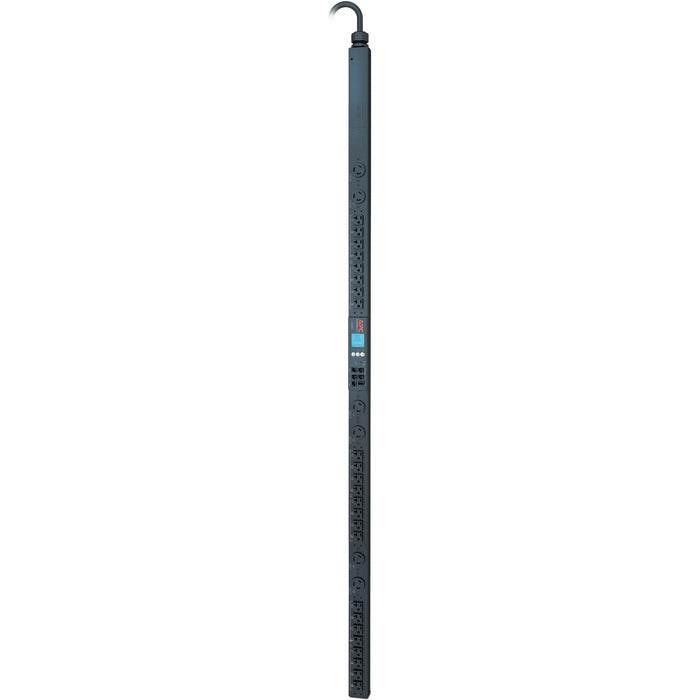 APC Metered Rack PDU - Metered - NEMA L21-20P - 24 x NEMA 5-20R, 6 x NEMA L6-20R - 208 V - 5760 W - Circuit Protection - 5.97 ft Cord Length - 0U - Vertical - Rack-mountable - Tower