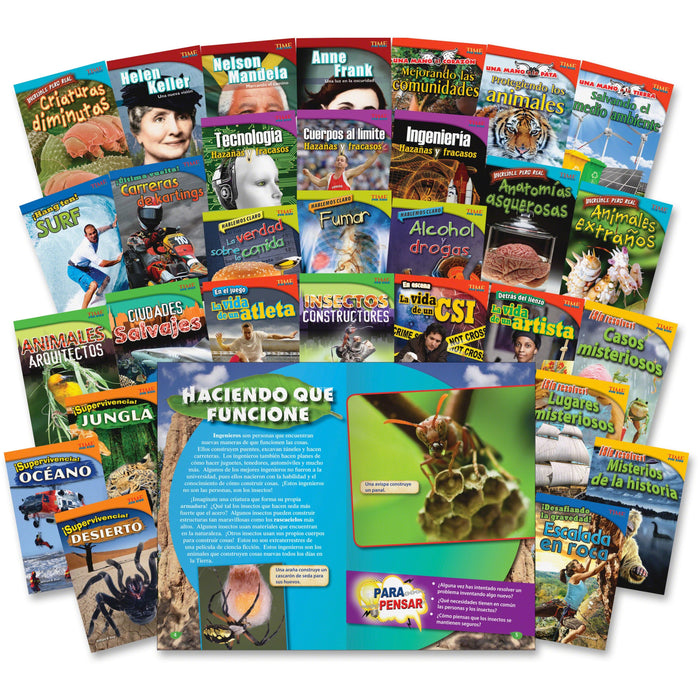 Shell Education TFK Advanced 4th-Grade Spanish 30-book Set Printed Book - Book - Grade 4 - Spanish - 30 / Set