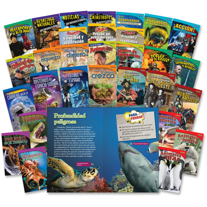Shell Education TFK Challenging 30-Book Spanish Set Printed Book - Book - Spanish - 30 / Set