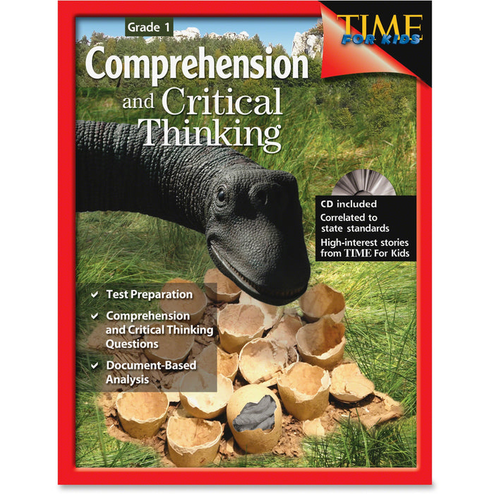 Shell Education Grade 1 Comprehension/Critical Thinking Book Printed/Electronic Book - 112 Pages - Shell Educational Publishing Publication - Book, CD-ROM - Grade 1 - English - 1 Each
