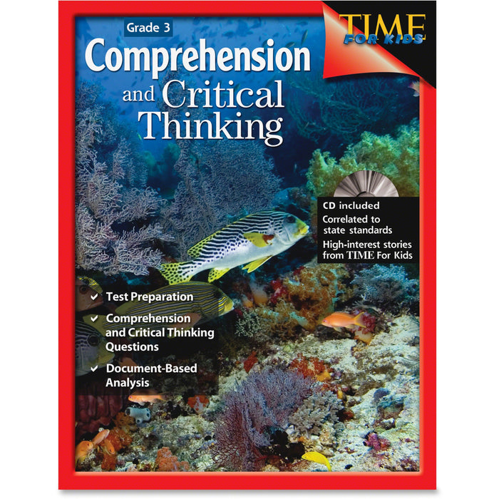 Shell Education Grade 3 Comprehension/Critical Thinking Book Printed/Electronic Book by Greathouse Lisa. - 112 Pages - Shell Educational Publishing Publication - Book, CD-ROM - Grade 3 - English - 1 Each