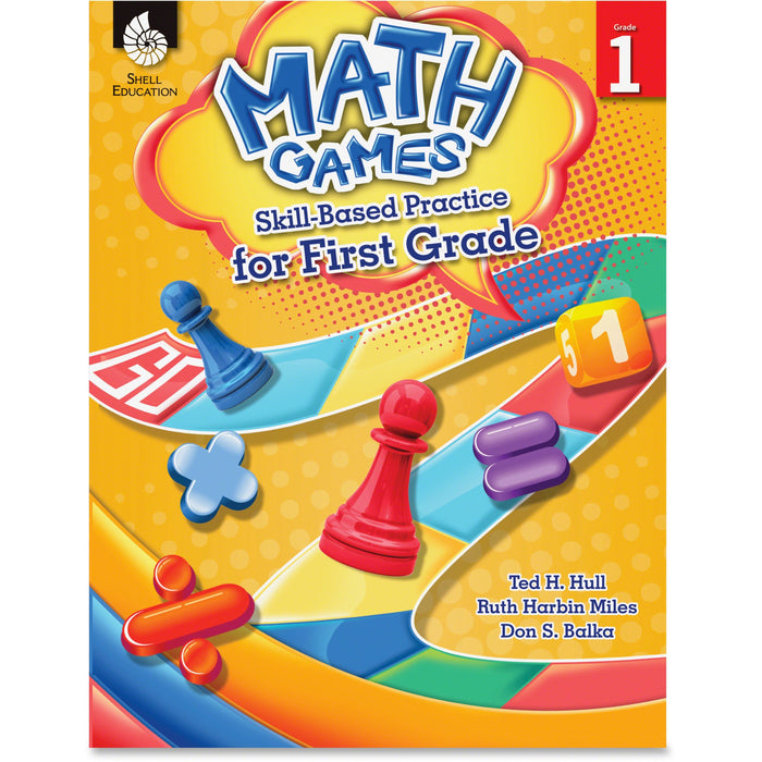 Shell Education Grade 1 Math Games Skills-Based Practice Book by Ted H. Hull, Ruth Harbin Miles, Don S. Balka Printed Book by Ted H. Hull, Ruth Harbin Miles, Don S. Balka - 144 Pages - Shell Educational Publishing Publication - Book - Grade 1 - 1 Each