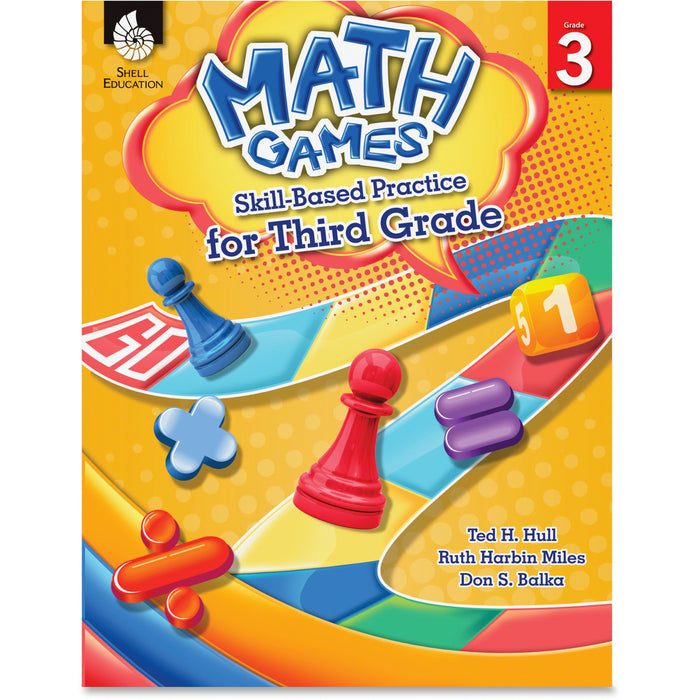 Shell Education Grade 3 Math Games Skills-Based Practice Book by Ted H. Hull, Ruth Harbin Miles, Don S. Balka Printed Book by Ted H. Hull, Ruth Harbin Miles, Don Balka - 136 Pages - Shell Educational Publishing Publication - Book - Grade 3 - English - 1 E