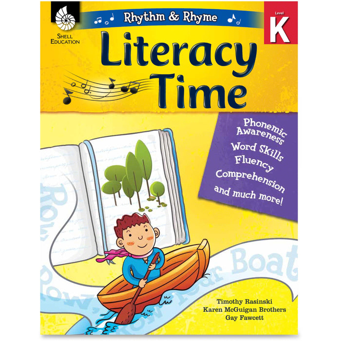 Shell Education Literacy Time Rhythm/Rhyme Level K Printed Book by Timothy Rasinski, Karen McGuigan Brothers, Gay Fawcett - 144 Pages - Shell Educational Publishing Publication - Book - Grade K - 1 Each