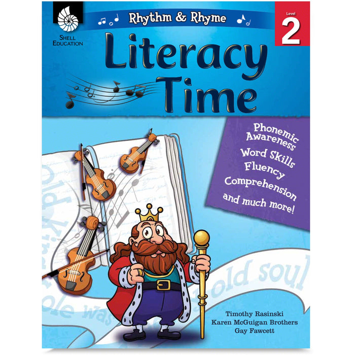 Shell Education Literacy Time Rhythm/Rhyme Level 2 Printed Book by Karen Brothers, David Harrison - 144 Pages - Shell Educational Publishing Publication - Book - Grade 2 - 1 Each